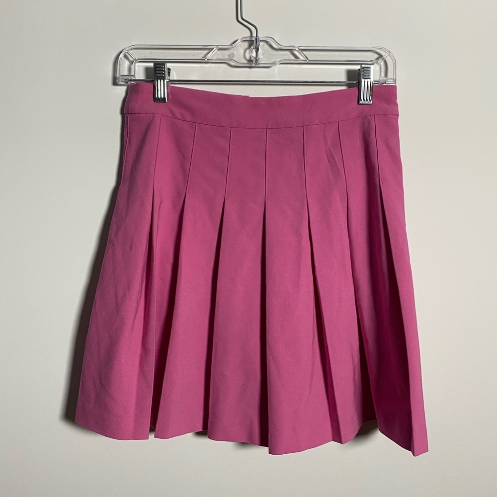 Sun-deh Elegant Pink Pleated Skirt